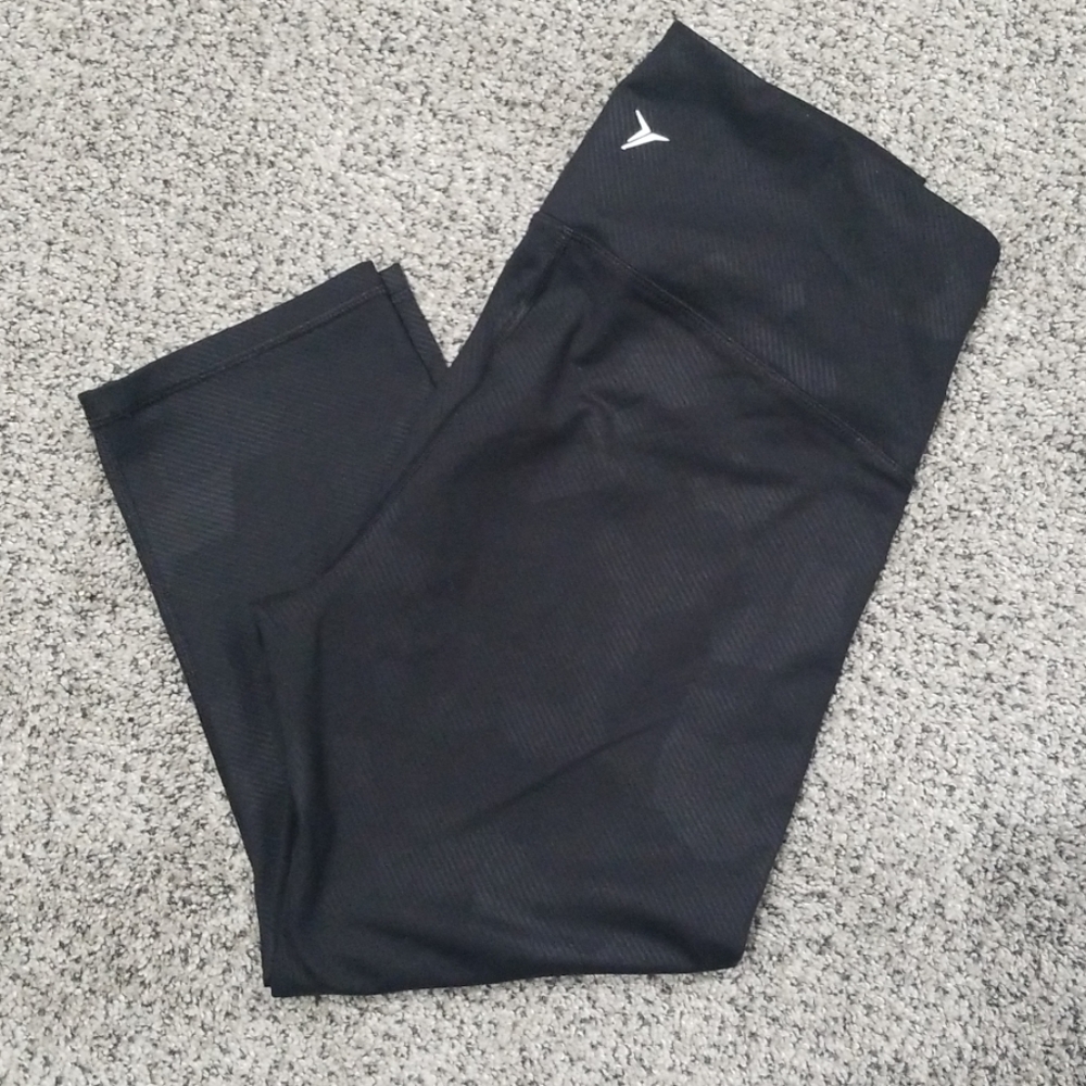 Black Crop Leggings - Woman Size Lg